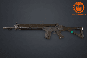 Sturmgewehr 90 Wandhalter waagrecht zur sicheren und platzsparenden Aufbewahrung des Gewehrs