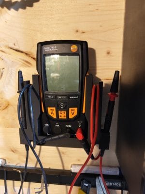 Testo 760 Wandhalterung