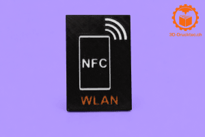 Individuell beschreibbare NFC Platte zur kontaktlosen Datenübertragung und Beschriftung