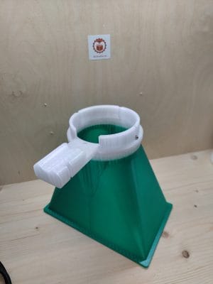 Messtrichter Komplett 240 × 140 mm – kompatibel mit Testo 400 / 440