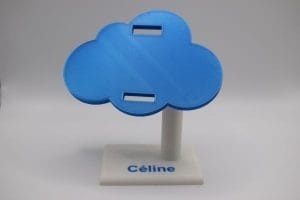 Moonswatch & Flik Flak Uhrenständer Wolke