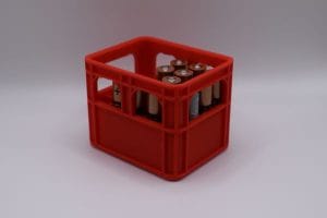 Batteriehalter AAA Bierkasten (Stapelbar)