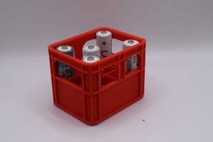 Batteriehalter AA Bierkasten (Stapelbar)