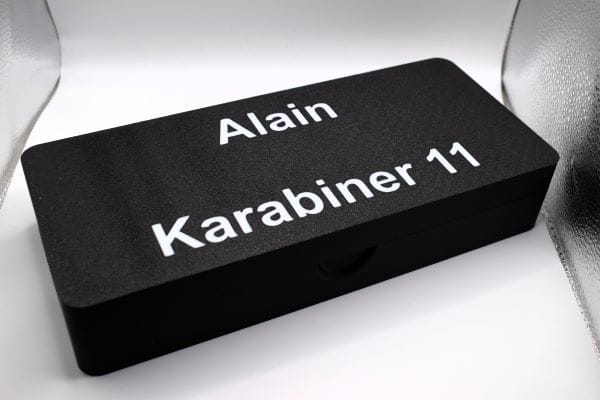 Verschlussbox Karabiner 11 Personalisiert 1