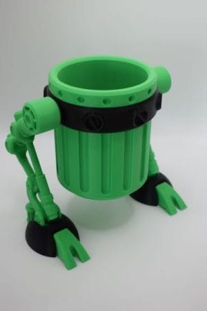 Roboter Stifthalter / Mülleimer 8