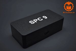 Passgenaue SPC9 Verschlussbox aus 3D-Druck für Schutz und ordentliche Lagerung des Verschlusses