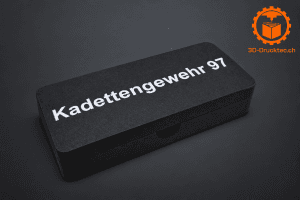 Verschlussbox für Kadettengewehr 97 zur sicheren Aufbewahrung und zum geschützten Transport des Verschlusses