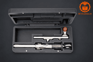 Passgenaue Verschlussbox für das Kadettengewehr 97 aus 3D-Druck für Schutz und ordentliche Lagerung des Verschlusses