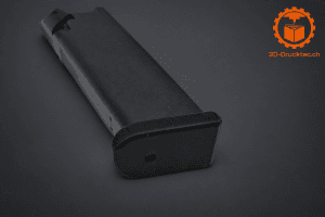 3D-gedruckter Magazinboden für Glock 17 mit passgenauer Ausführung und robuster Bauweise