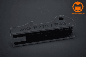 3D-gedruckte Ladehilfe für die SIG P210 zur einfachen Befüllung von Pistolenmagazinen