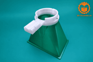 Messhaube 240 × 140 mm für Testo 400 und 440 zur Erfassung von Luftmengen in Lüftungsanlagen
